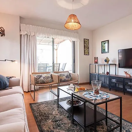 Apartment Center Flat Terrace & Parking Malaga