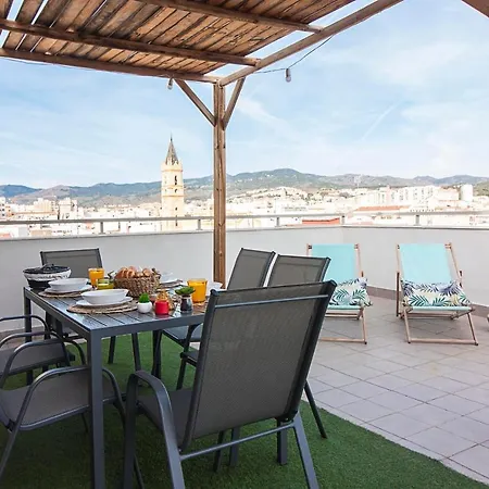 Center Flat Terrace & Parking * Malaga