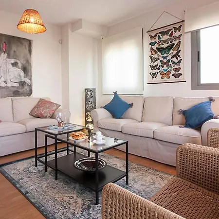 Center Flat Terrace & Parking Malaga
